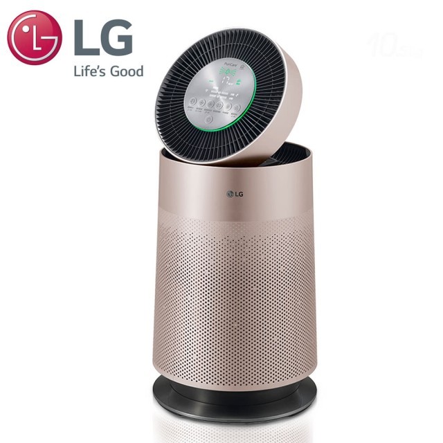 LG 樂金 PuriCare 360°空氣清淨機-單層AS601DPT0(金色) (M)