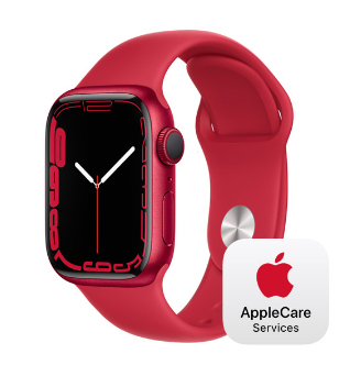 Apple Watch Series 8 (GPS) 41mm(PRODUCT)RED 鋁金屬錶殼；(PRODUCT)RED運動型錶帶