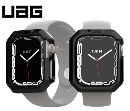 UAG Apple Watch 45mm 耐衝擊保護殼-黑