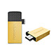 創見 JF380 32GB雙頭OTG精品隨身碟(金色)(先)