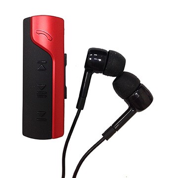 i-Tech MusicClip 8100雙待立體聲藍牙耳機(黑/紅)(先)