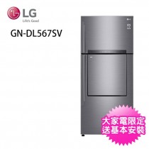 LG 樂金 525公升直驅變頻上下門中門冰箱(GN-DL567SV) (M)